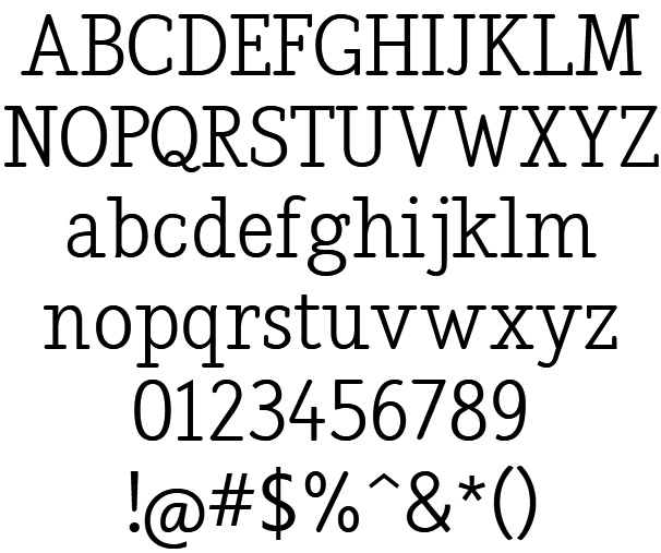 Nadia Serif Example