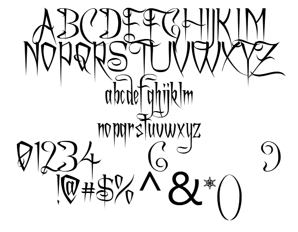 Charming Font Example