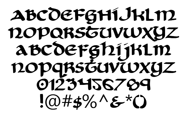 Cry Uncial Example