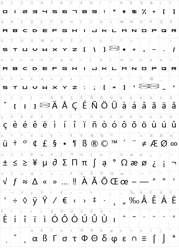 Samba is dead Character Map
