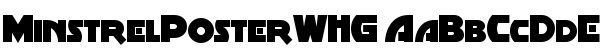 MinstrelPosterWHG Font