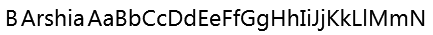 B Arshia Font