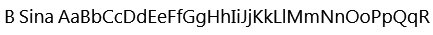 B Sina Font
