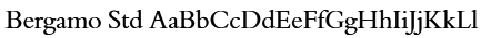 Bergamo Std Font