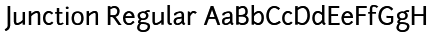 Junction Regular Font
