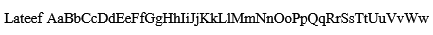 Lateef Font