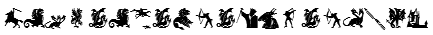 Mediaeval Bats Font