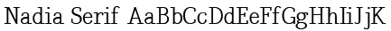 Nadia Serif Font