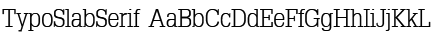 TypoSlabSerif Font