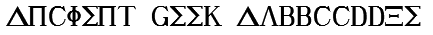 Ancient Geek Font