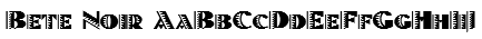 Bete Noir Font