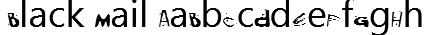 Black Mail Font