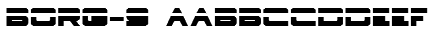 Borg-9 Font