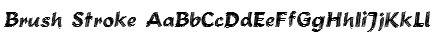 Brush Stroke Font