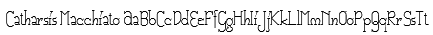 Catharsis Macchiato Font