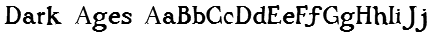 Dark Ages Font