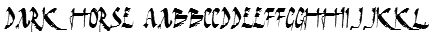Dark Horse Font
