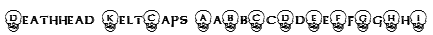 Deathhead KeltCaps Font