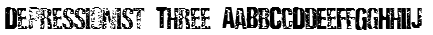Depressionist Three Font