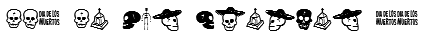 Dia De Los Muertes Font
