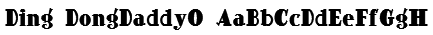 Ding-DongDaddyO Font