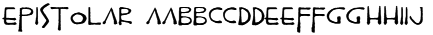 Epistolar Font