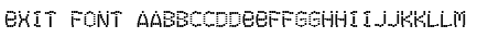 Exit font Font