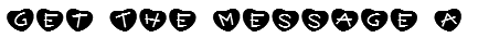 Get The Message Font