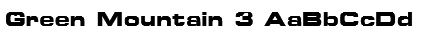 Green Mountain 3 Font