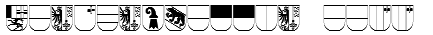 Kantonswappen Font