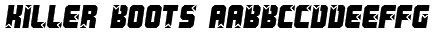 Killer boots Font