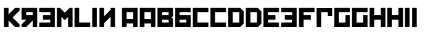 Kremlin Font