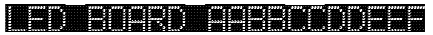 LED Board Font