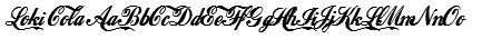 Loki Cola Font