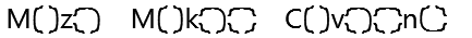 Maze Maker Caverns Level 1F Font