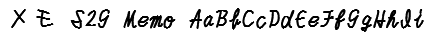 メモ S2G Memo Font