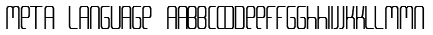 Meta Language Font