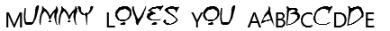 Mummy Loves You Font