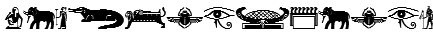 Old Egypt Glyphs Font
