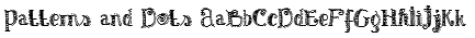 Patterns and Dots Font