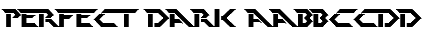 Perfect Dark Font
