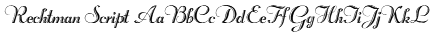 Rechtman Script Font