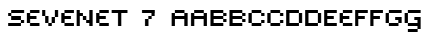 Sevenet 7 Font