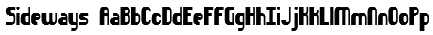 Sideways Font
