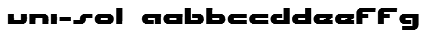 uni-sol Font