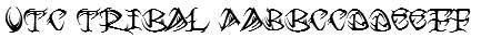 VTC Tribal Font