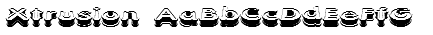 Xtrusion Font