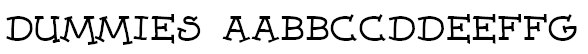 Dummies Font