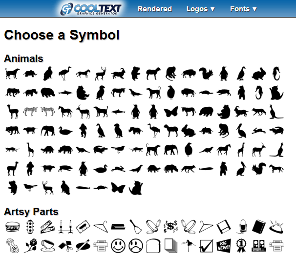 Symbol Browser Screenshot