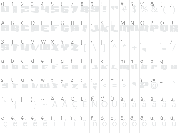 Aftershock Debris Character Map